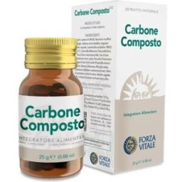 Forza vitale carbone composto 25gr.comprimidos