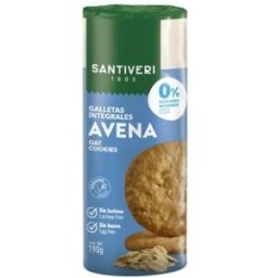 Santiveri galletas integrales avena 0% azucares 190gr.