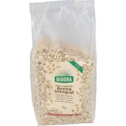 Biogra copos de avena finos integrales 1kg. bio