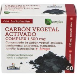 Nature essential carbon vegetal activo complex 60cap.