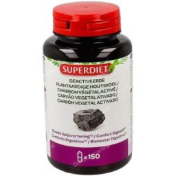 Super diet carbon vegetal activado 150cap. agbio