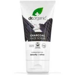 Dr. organic exfoliante facial carbon activado 125ml.