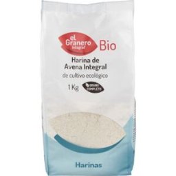 El granero harina de avena integral 1kg. bio