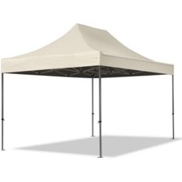 TOOLPORT 3x4,5 m Carpa plegable, PREMIUM acero 40mm, crema - (600047)