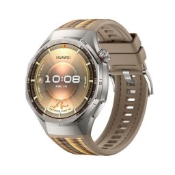 Huawei Watch GT6 Pro Bluetooth GPS NFC 46mm AMOLED Titanio Marrón Material Compuesto