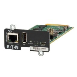 Tarjeta de Red Eaton NETEMP-M3 Mini-Slot Gigabit Ethernet Ciberseguridad Sonda Ambiental