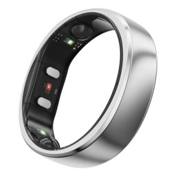 Anillo inteligente RingConn Gen 2 Air Talla 8 Bluetooth IP68 Batería 10 días Android iOS Plata