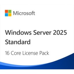 Windows Server 2025 Standard - 16 Core License Pack