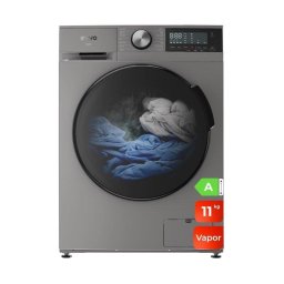 Lavadora Evvo Home Nova 11 kg Carga Frontal 1400 rpm A Acero inoxidable Smart Load