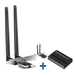 Tarjeta de Red OVO MT7922 PCI Express Wi-Fi 6E 5400 Mbps Tribanda Bluetooth 5.3