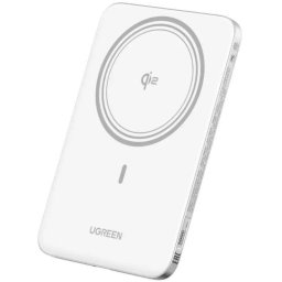 Power Bank Ugreen PB580 5000 mAh 15 W Carga inalámbrica Blanco