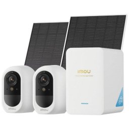 Cámara IP Imou Kit Videovigilancia 5 MP QHD Visión Nocturna Exterior IA Panel Solar
