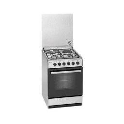 Cocina Meireles E-542-X 4 Zonas Gas y Eléctrica Horno 59 L Gris