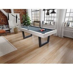 Unique Mesa transformable - Billar y Ping-pong - Color blanco y negro - L213,4 x P111,8 x Alt. 78,5 cm - MELIAN