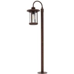 Lindby Lámpara para exterior de aluminio marrón