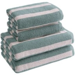 Sensei Maison Juego de baño de 4 piezas verde liquen