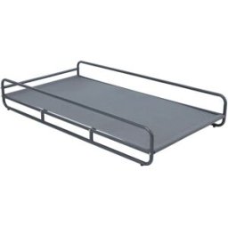 Oviala Estructura para chaise longue modular de jardín en gris