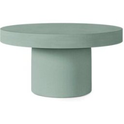 Koketto Home Mesa de centro 80 cm redonda verde