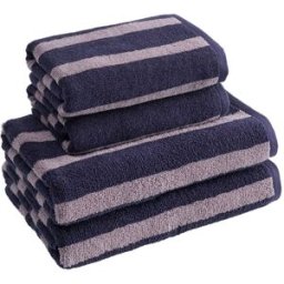Sensei Maison Juego de baño de 4 piezas índigo