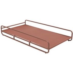 Oviala Estructura para chaise longue modular de jardín en terracota