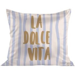 MX HOME Puf XL flotante a rayas desenfundable La Dolce Vita