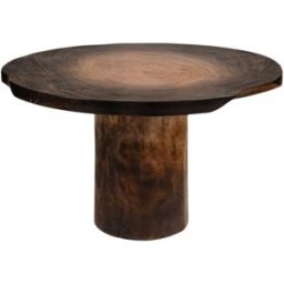 Mathi Design Mesa redonda de madera d120