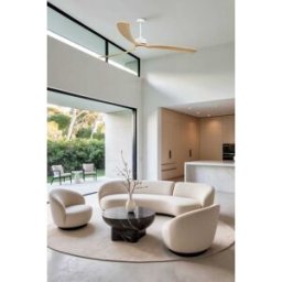 FARO BARCELONA Ventilador sin luz madera de pino pino 233x233x60.5 cm