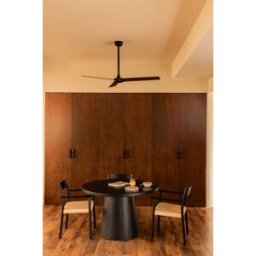FARO BARCELONA Ventilador sin luz plywood nogal 132x132x23.2 cm