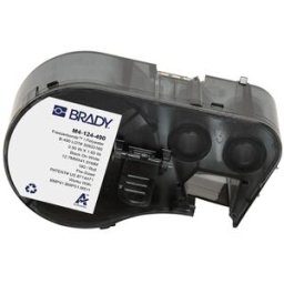 Brady M4-124-490 Freezerbondz etiquetas de poliéster negro sobre blanco 12,7 mm x 41,91 mm