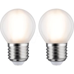PAULMANN PLM 28639 - Lámpara de filamento LED E27, 2x5 W, 470 lm, 2700 K..