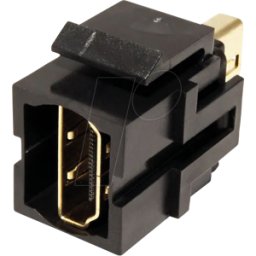 BACHMANN BACH 918.041 - Módulo Keystone, toma HDMI, negro