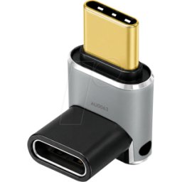 LOGILINK AU0063 - Adaptador USB 4,0 C macho > hembra, O/U, 8K 60 Hz