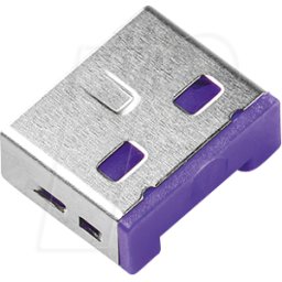 SMARTKEEPER SK UL03P1PL - Cerradura de puerto, USB tipo A, 10 piezas, púrpura