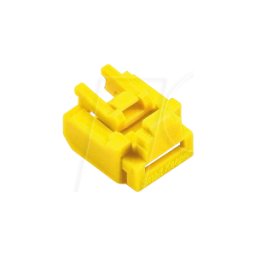 SMARTKEEPER SK NL03P1YL - Cerradura de puerto, RJ45, 12 piezas, amarillo