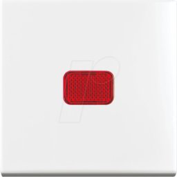 BUSCH-JAEGER EL BJ 2509-914 - Rocker Balance® SI con cúpula roja, blanco alpino