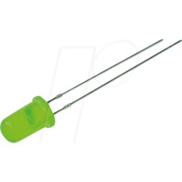 NICHIA LED NSPG500DS - LED de 5 mm con cable, verde, 37700 mcd, 15°.