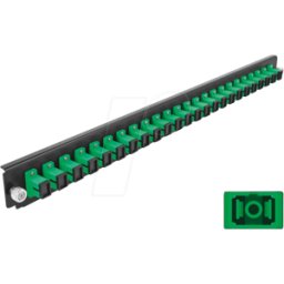 DELOCK 43352 - Panel frontal de caja de empalmes de 19", 24 puertos, SC Simplex