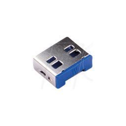 SMARTKEEPER SK UL03P1DB - Cerradura de puerto, USB Tipo A, 10 piezas, azul oscuro
