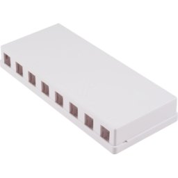 SHIVERPEAKS SHVP 0810119 - Caja de conexión KEYSTONE, 8 vías, blanco