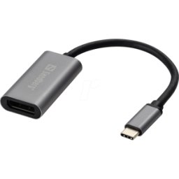 SANDBERG 136-19 - Adaptador USB-C > DisplayPort, 4K@60Hz, aluminio