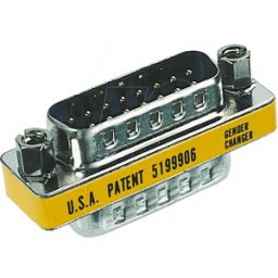 FREI COM 992 - Gender Changer, adaptador, 2x 15 polos D-sub EST
