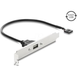 DELOCK 91799 - USB 2.0 Soporte de ranura con 1 x EASY USB Tipo-A