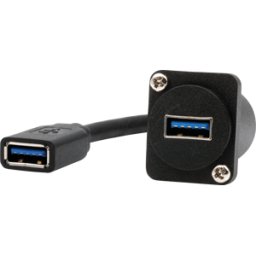 EXSYS EX-49165 - Módulo de tipo D, USB 3.2 Gen 1, conector hembra/hembra t
