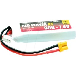 RED POWER RD XT 900 S2 - Paquete de baterías, Li-polímero, 7,4 V, 900 mAh
