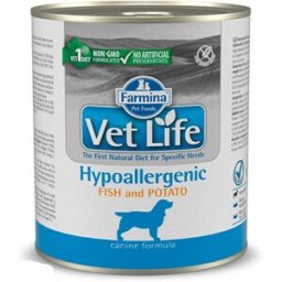 Farmina Vet Life Hypoallergenic Pescado y Patata Latas para Perros 300 gr