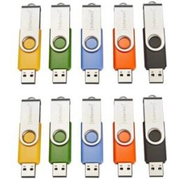 Intenso Basic Line unidad flash USB 16 GB USB tipo A 2.0 Negro, Azul, Verde, Naranja, Amarillo