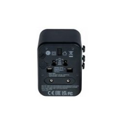 Verbatim 49544 adaptador de enchufe eléctrico Universal Negro