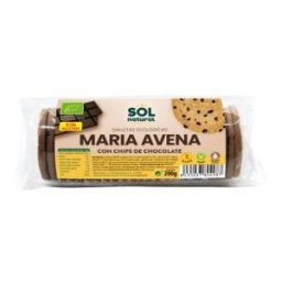 Solnatural galletas de avena maria con chips choco 200gr. sg
