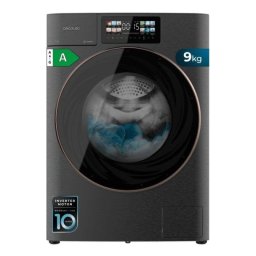 Cecotec Bolero DressCode 9950 Lavadora Autodosis Carga Frontal Steel De 9 Kg 1400 Rpm A Gris
