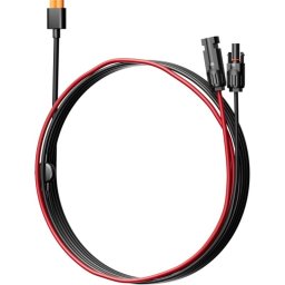 Cable EcoFlow LMC4-XT60I-2.5M 2,5 m, Negro y Rojo, Alta Conductividad